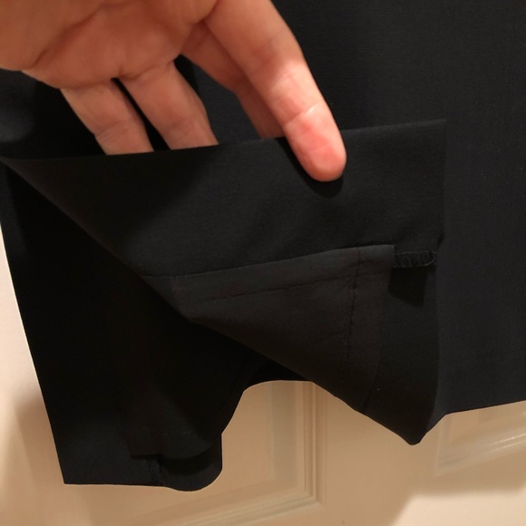 NWOT ESCADA for Saks Fifth Avenue Black Pencil Skirt w/ 2 Side Slits, Sz EUR 42 - Picture 10 of 16